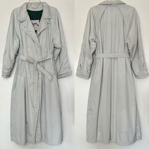 Vintage Gore-Tex Fordan Women 44 Full Length Belted Double Breasted Coat Germany